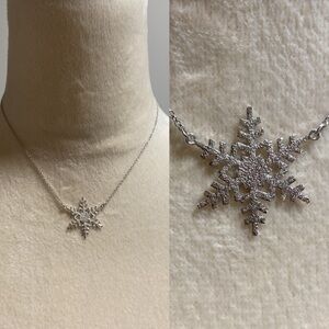 BAB Sterling Snowflake Necklace